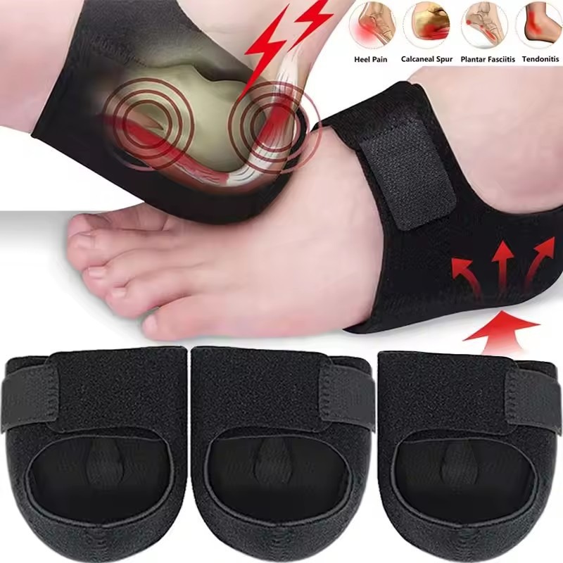 Men'S Shoes For Plantar Fasciitis - دعامات كعب من السيليكون على شكل