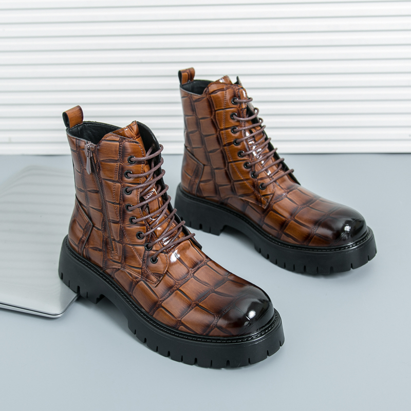 Men Shoes Branded - الصيف الرجال موضة تشيلسي الأحذية أسود