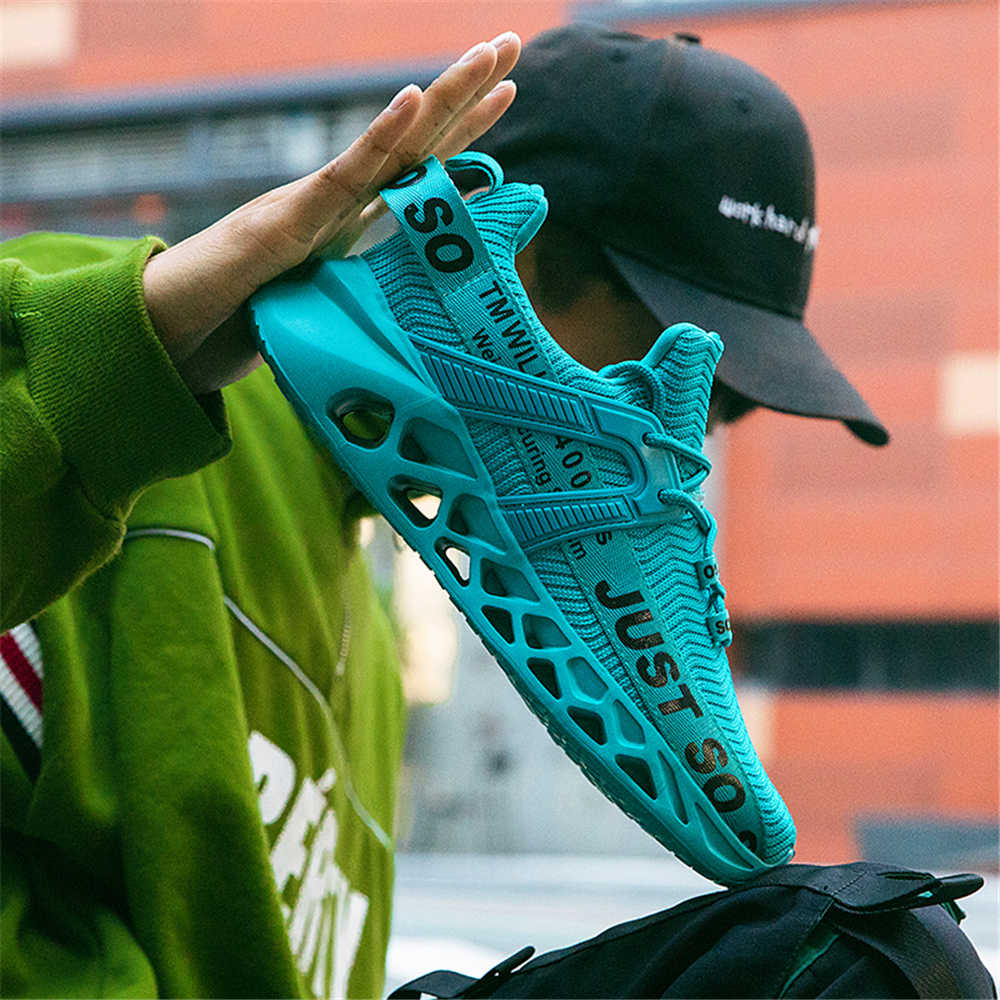 Men Shoes Branded - أحذية ربيعية صفراء كبيرة الحجم منسوجة
