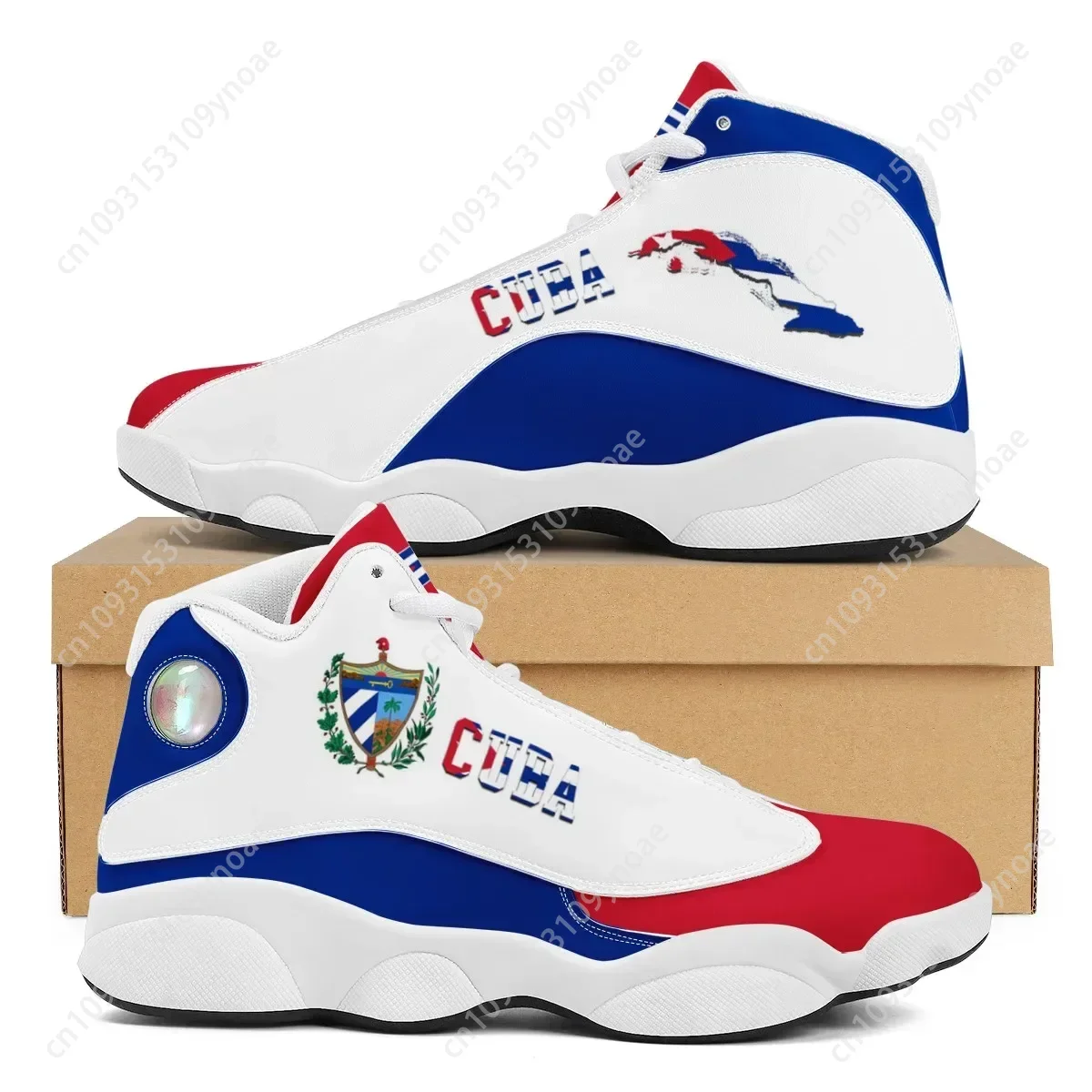 Men'S Shoes Basketball - كوبا العلم طباعة كول الرجال كرة