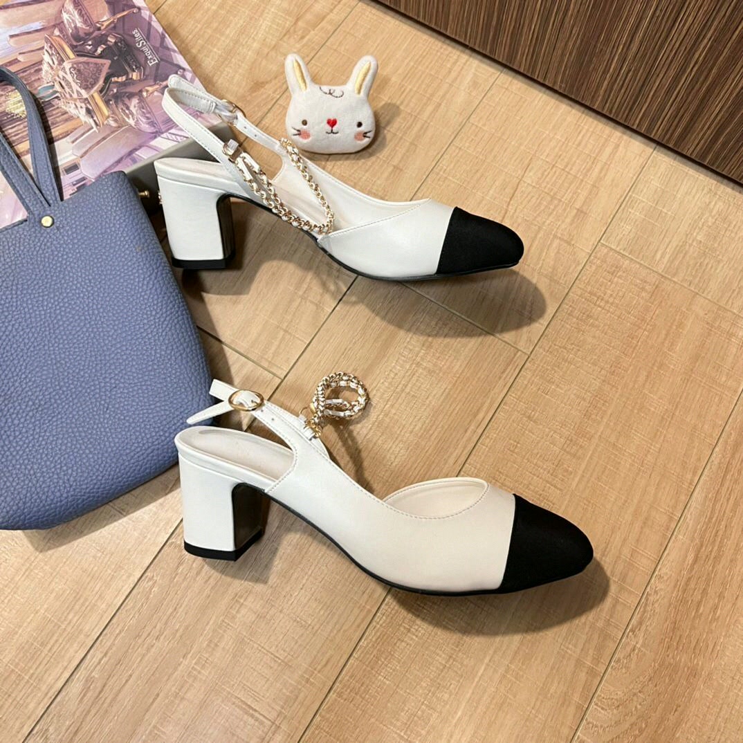 Dress Shoe Pointed - أحذية نسائية بكعب خلفي مفتوح، ثنائية