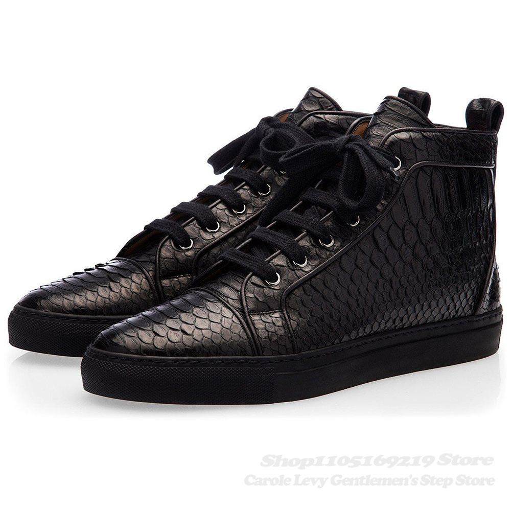 Men Shoes Branded - حذاء رجالي جلدي أسود للأعمال، بمقدمة