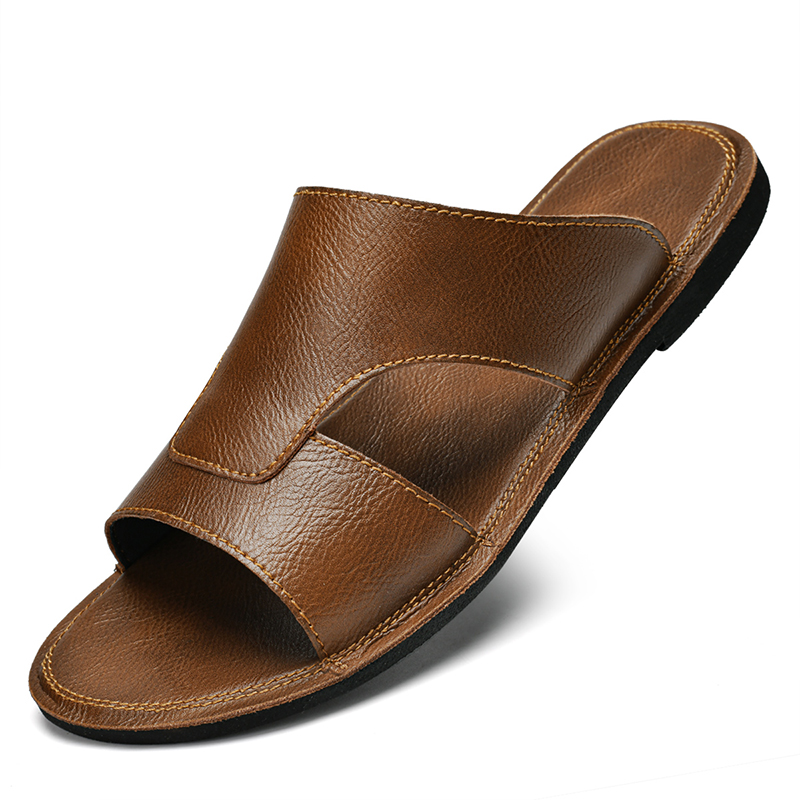 Men'S Shoes Lightweight - أحذية رجالية سوداء وبنية بكعب مسطح