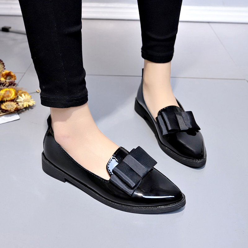 أحذية مسطحة سوداء/حمراء داكنة  - مراجعة Dress Shoe Pointed وسعره