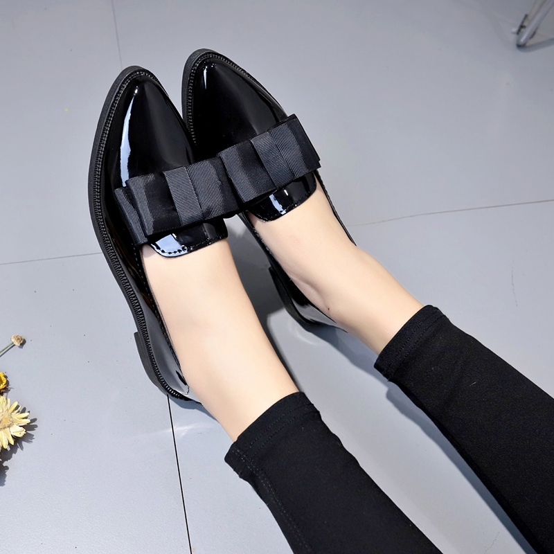 أحذية مسطحة سوداء/حمراء داكنة  - مراجعة Dress Shoe Pointed وسعره