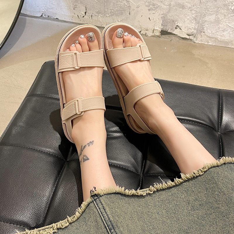 صنادل نسائية صيفية - صنادل مسط - مراجعة Velcro Strap Sandal وسعره