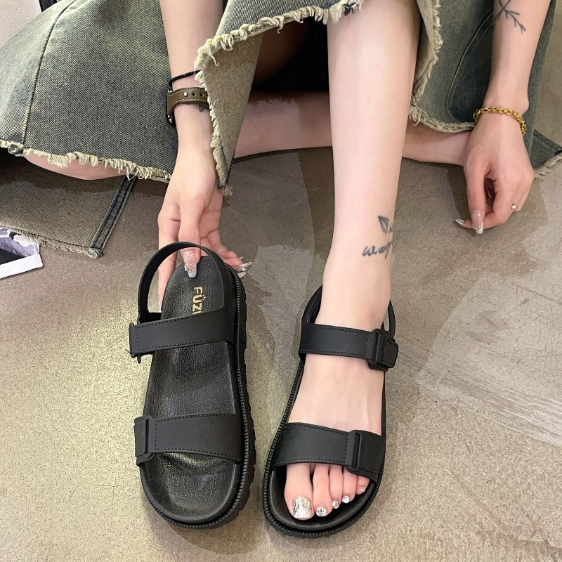 صنادل نسائية صيفية - صنادل مسط - مراجعة Velcro Strap Sandal وسعره