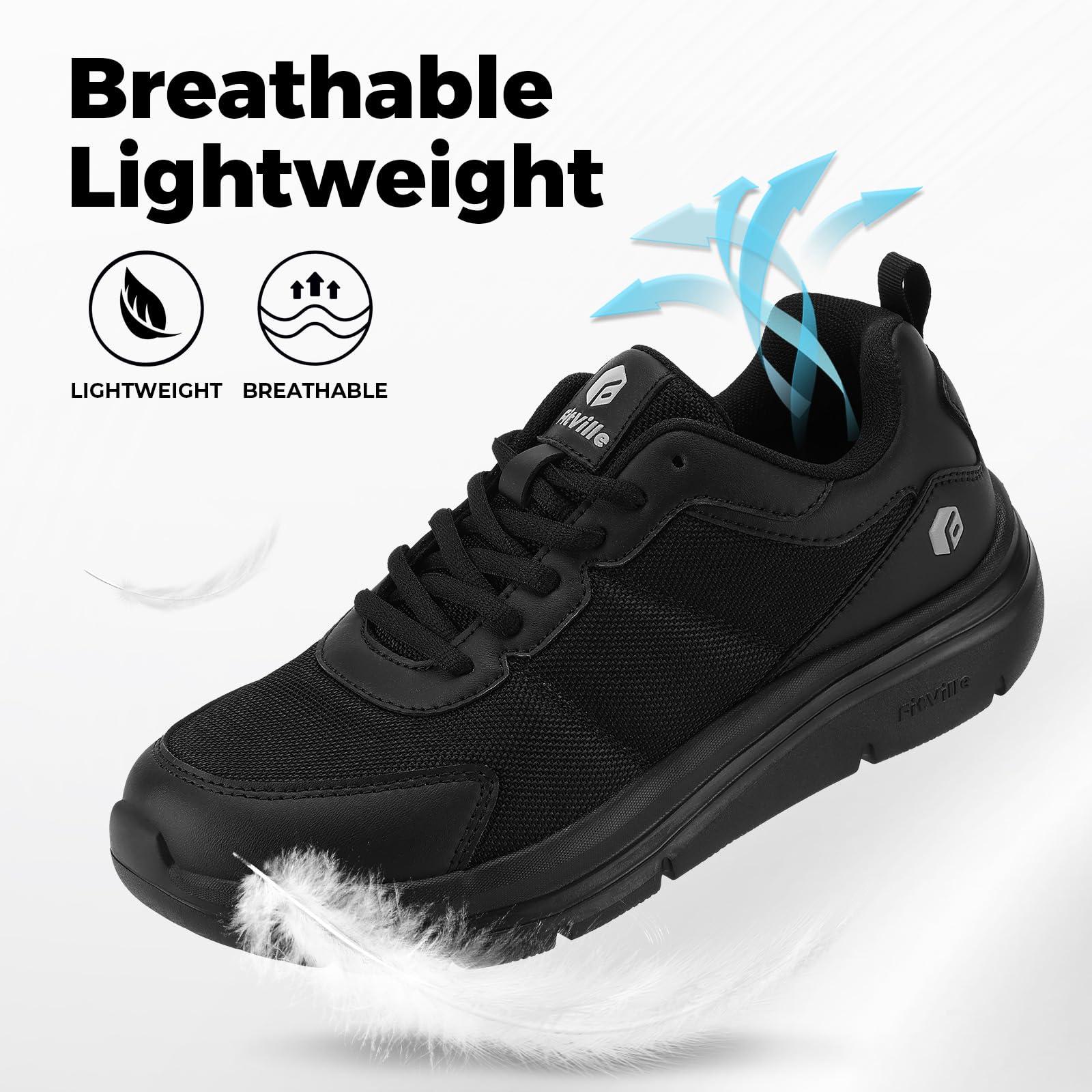 أحذية المشي الرجالية من FitVil - مراجعة Men'S Shoes For Plantar Fasciitis وسعره
