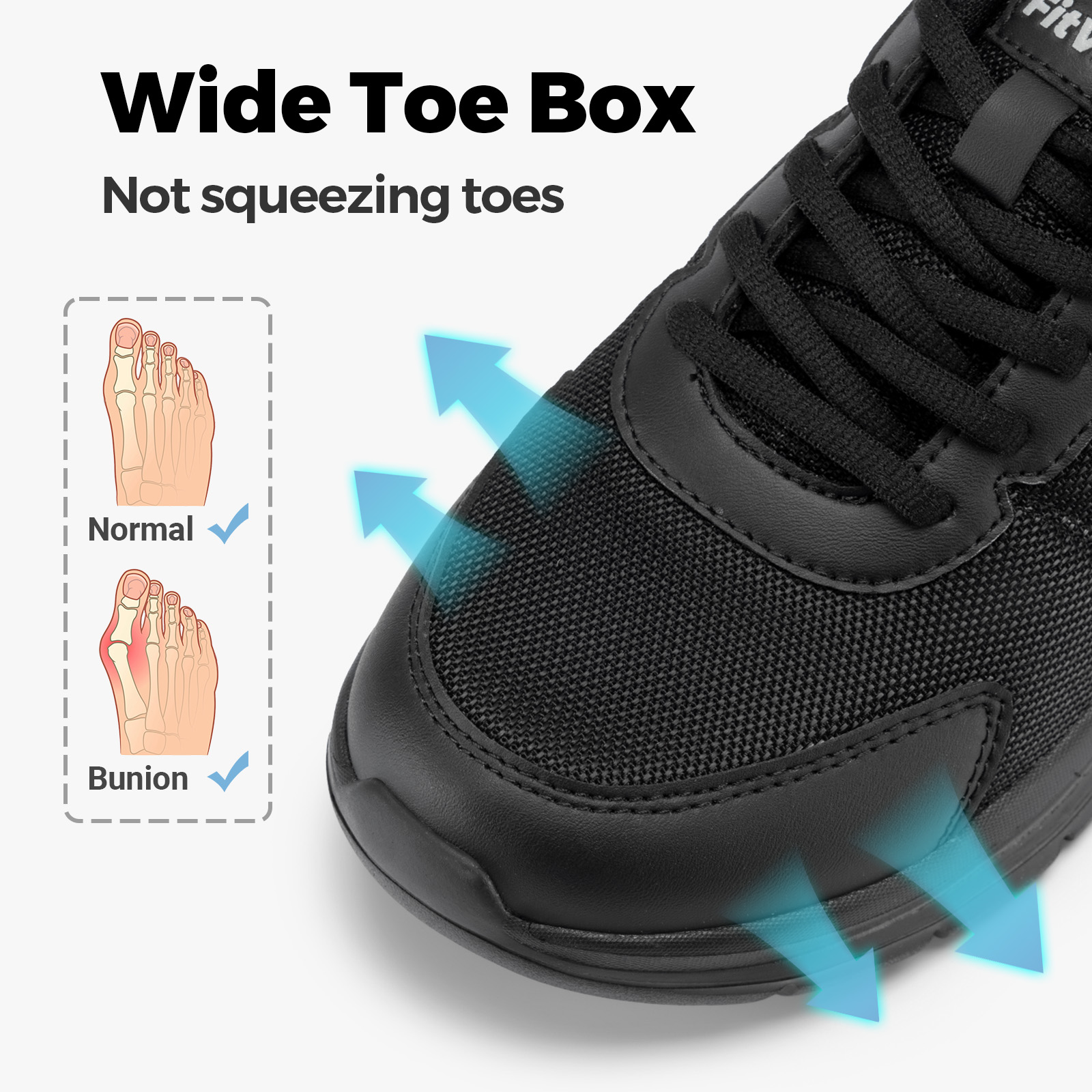 أحذية المشي الرجالية من FitVil - مراجعة Men'S Shoes For Plantar Fasciitis وسعره