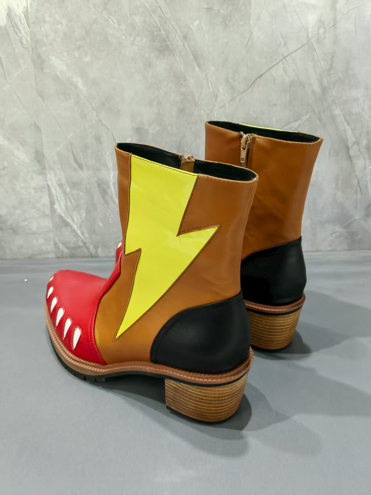 روك - مستوحاة جلد الثعبان نمط  - مراجعة Men Shoes Rebel وسعره