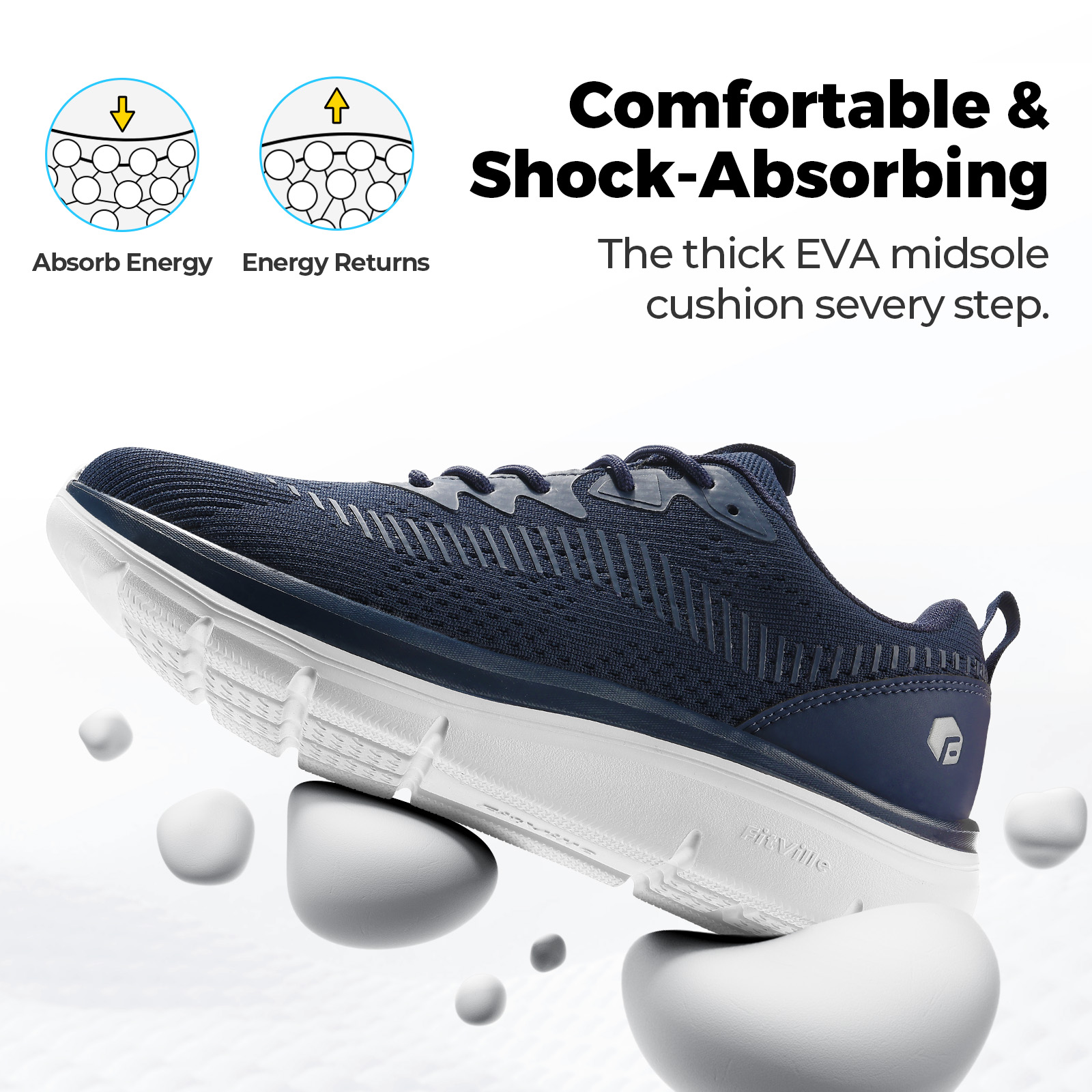 أحذية مشي رجالية من FitVille خ - مراجعة Men'S Shoes For Plantar Fasciitis وسعره