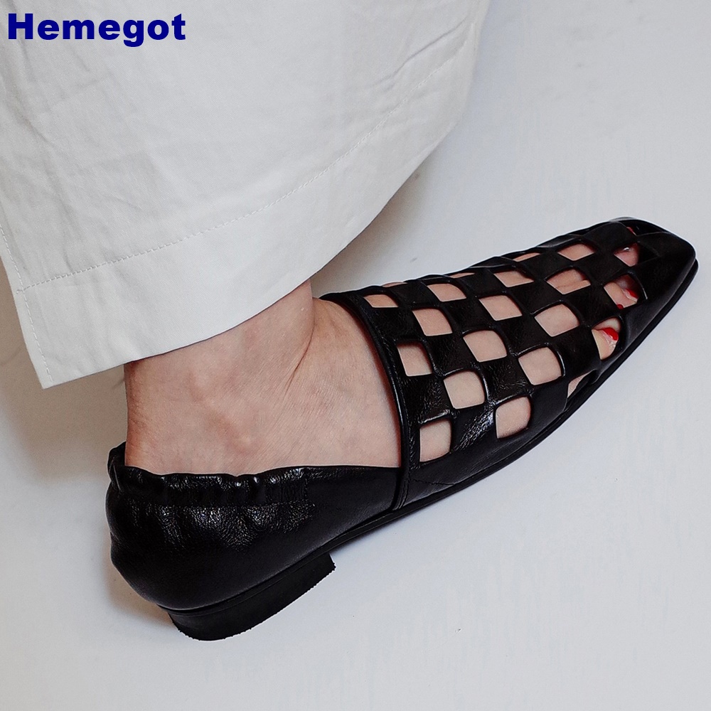 صندل نسائي أسود مسطح بتصميم شب - مراجعة Men'S Shoes To Women'S وسعره