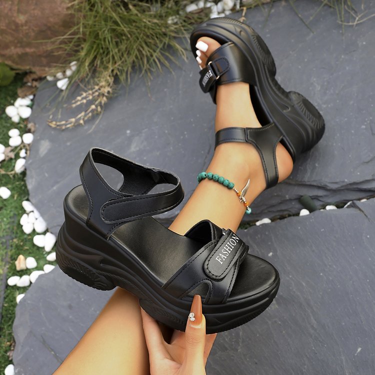 صنادل نسائية رياضية كاجوال صيف - مراجعة Velcro Strap Sandal وسعره