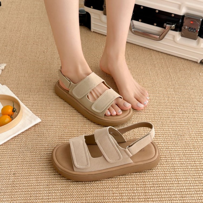 صنادل رياضية نسائية جديدة لصيف - مراجعة Velcro Strap Sandal وسعره