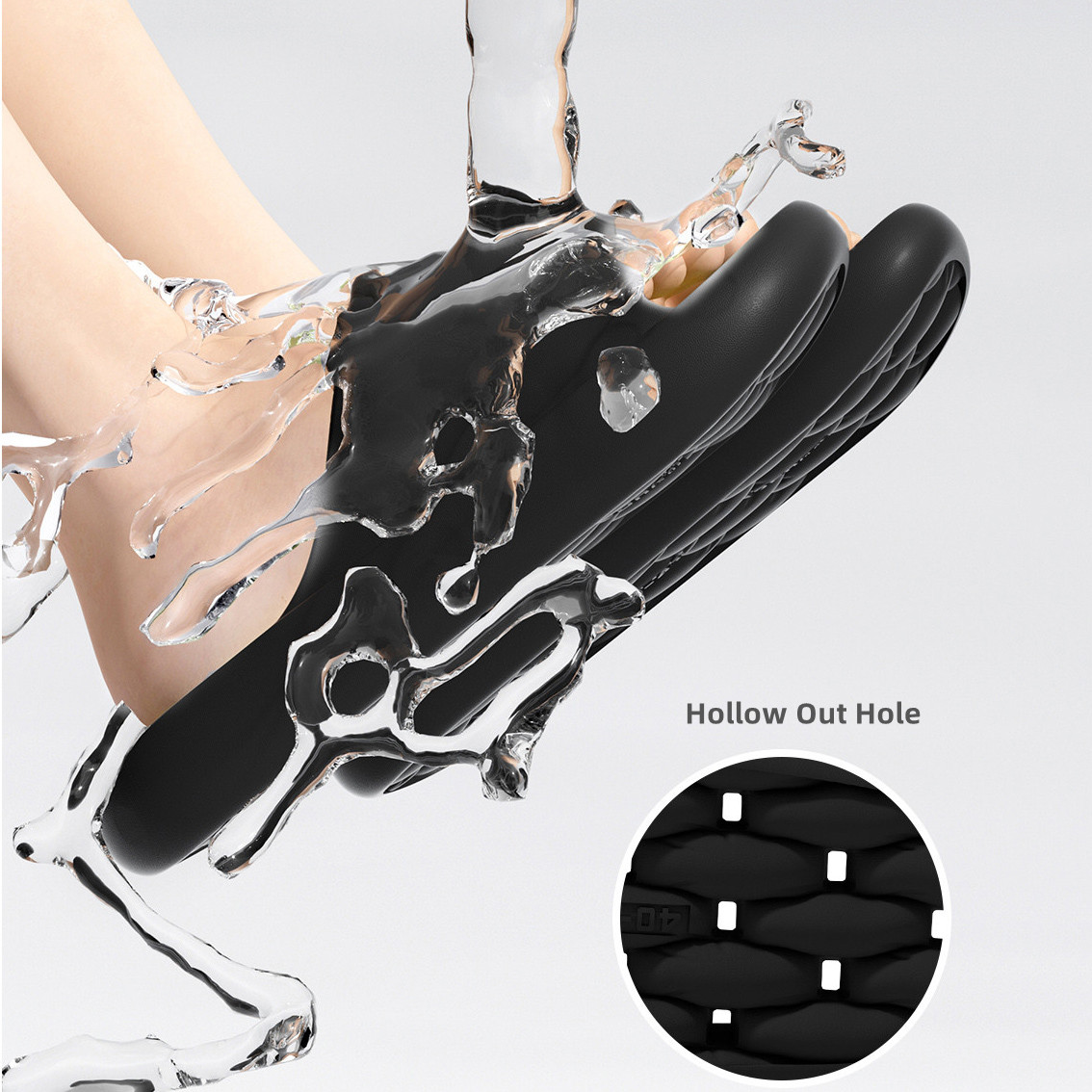 شباشب حمام كبيرة الحجم 48-49 س - مراجعة Men Shoes H&M وسعره