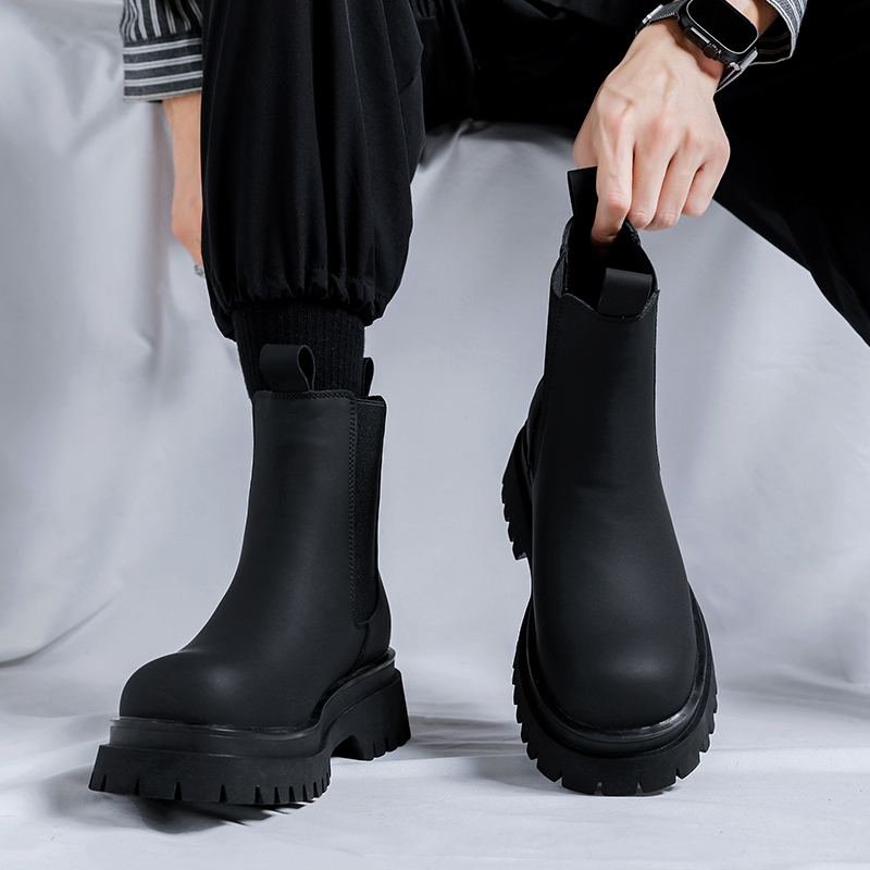 2026 بوتات رجالية سوداء عالية  - مراجعة Men Shoes Branded وسعره