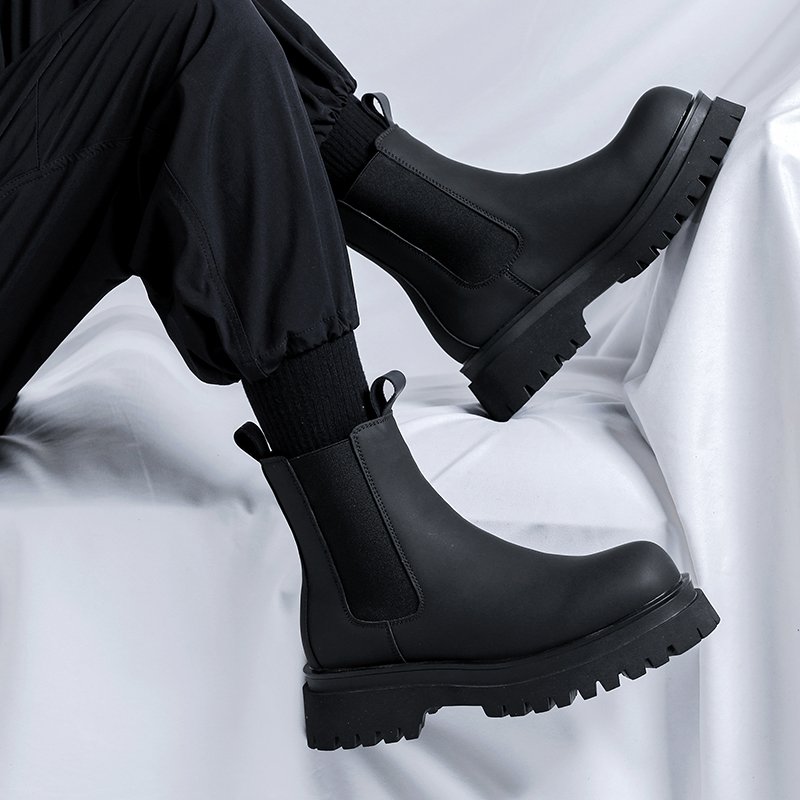2026 بوتات رجالية سوداء عالية  - مراجعة Men Shoes Branded وسعره